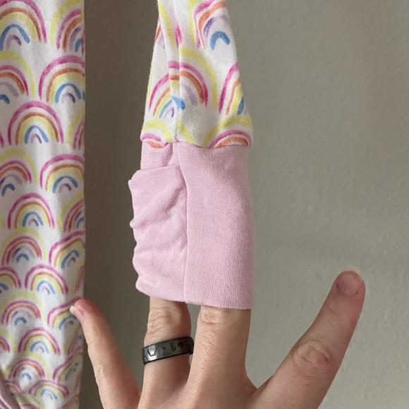 Little Sleepies Pastel Rainbow 0-3 Months Sleeper - Picture 4 of 7